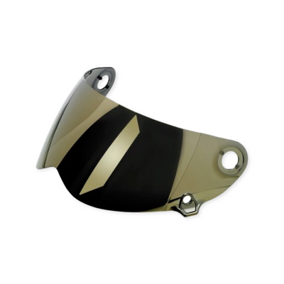 Product image of the Lane Splitter Gen 2 shield in the color gold chrome