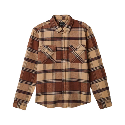 Product image of the Bowery Heavyweight Flannel in the colors Sand and Bison.
