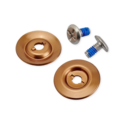  Product image of Helmet Hardware Kit in bronze with silver screws