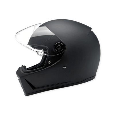 Product image of the Lane Splitter helmet in flat black